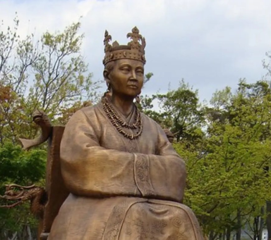The bronze statue of Queen Heo Hwang-ok at Ayodhya, Photo courtesy: nri today
