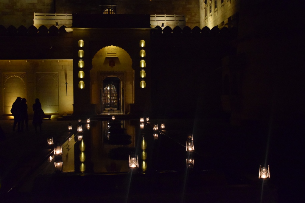 Suryagarh at night, Jaisalmer, Rajasthan, India