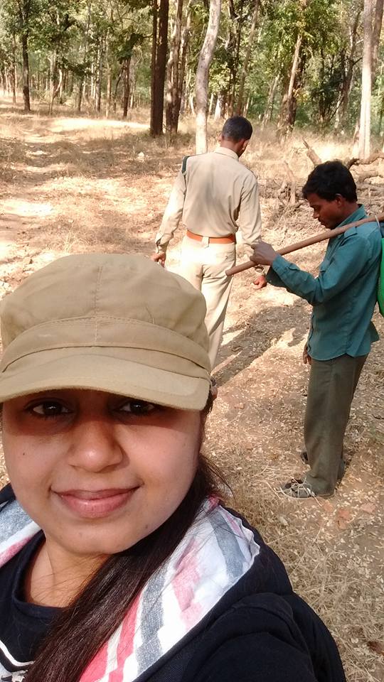 Searching for evidence, Tiger Census 2018, Pench Tiger Reserve, Madhya Pradesh, India