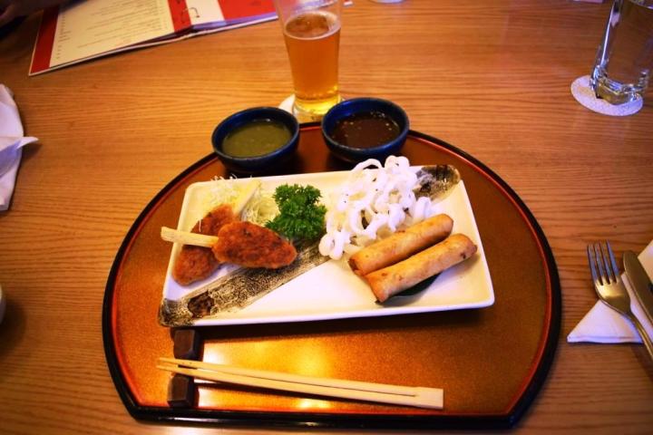 Prawn Sugarcane & Lumpia, Sakura, the Metroloitan hotel & spa, New Delhi, india