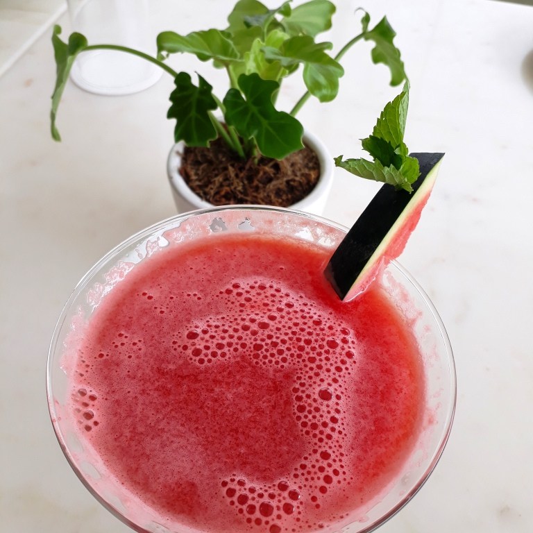 Watermelon juice at Naad Wellness, Sonipat, Haryana