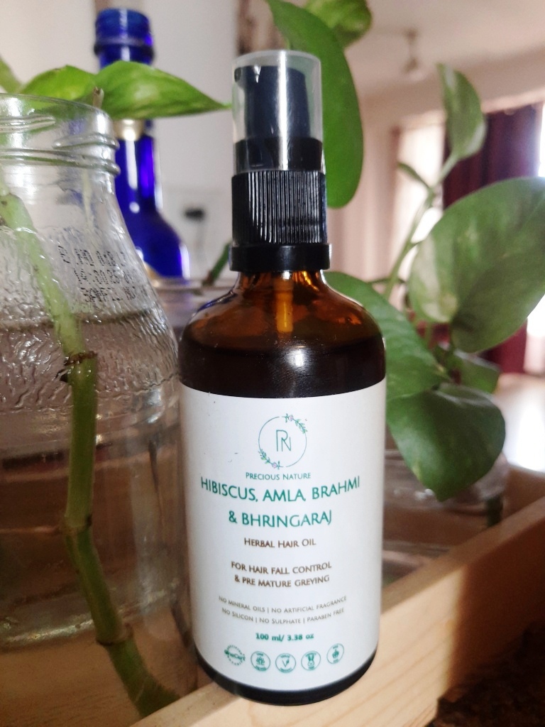 Hibiscus, Amla, Brahmi & Bhringaraj Oil by Precious Nature