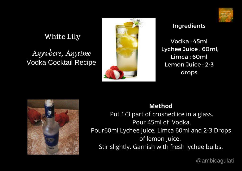 White Lily Vodka Cocktail recipe