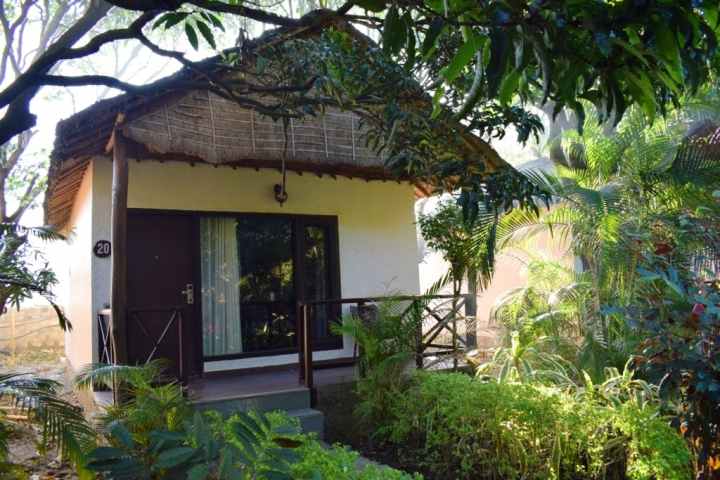 Cottage rooms, Corbett Wild Iris Resort & Spa, Jim Corbett National Park, Uttarakhand, India