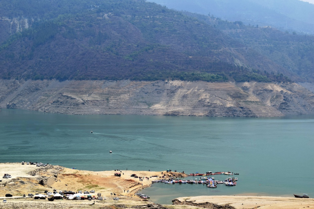 Boating at Tehri Dam, Uttarakhand, India