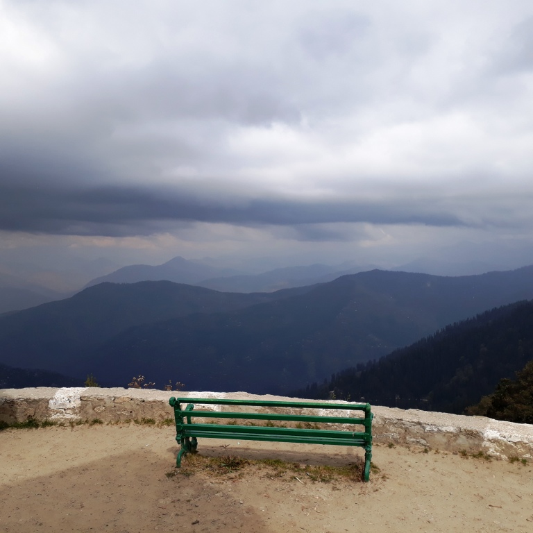 View from hatu peak, Shimla, Himachal Pradesh, India