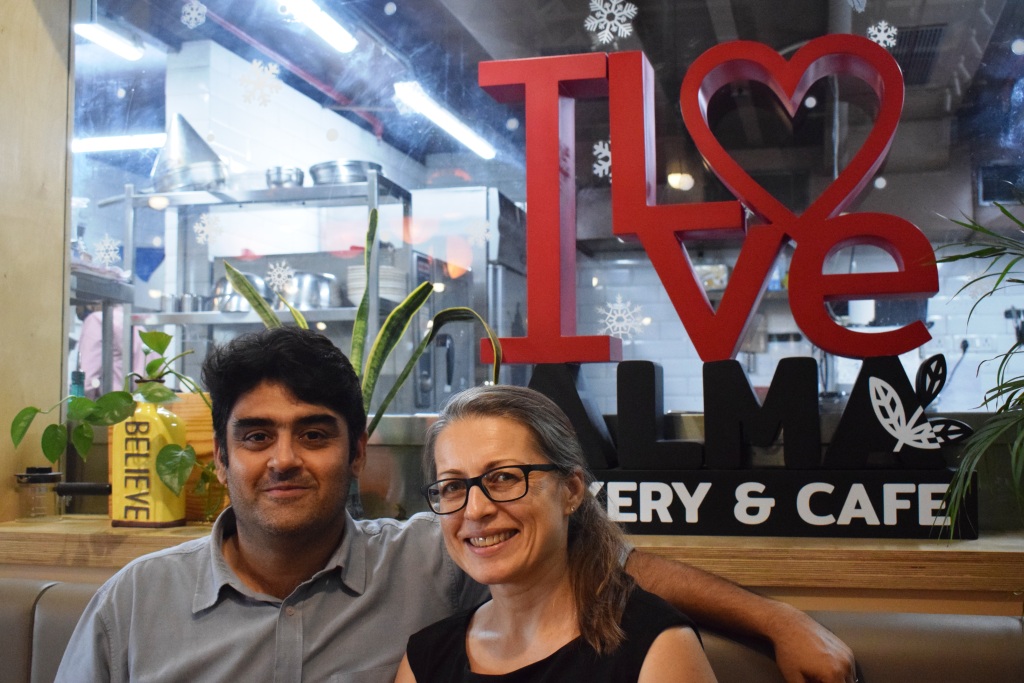 Instaworthy spot at Alma Bakery & Cafe. Noida, Uttar Pradesh, India