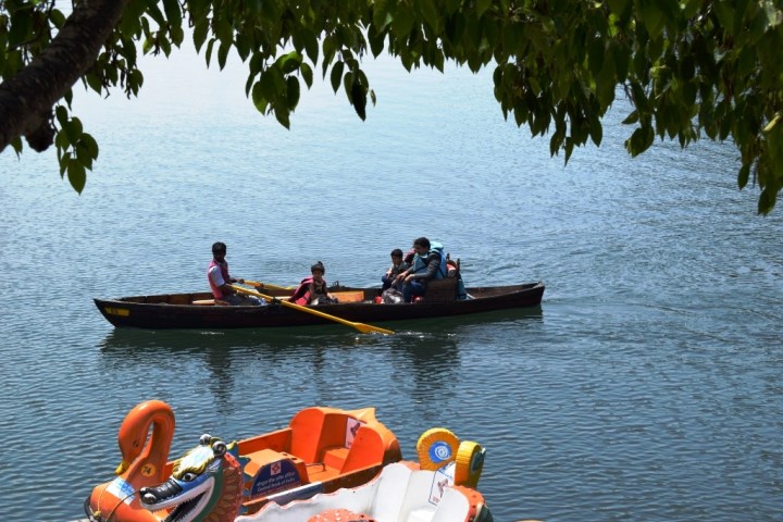 Boating in Naini lake, Nainital, Uttarakhand, India