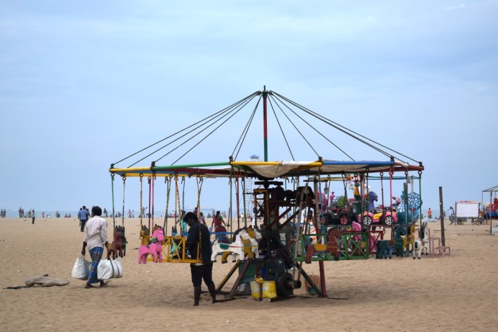 Merry go round, Marina Beach, Chennai, Tamil Nadu, India