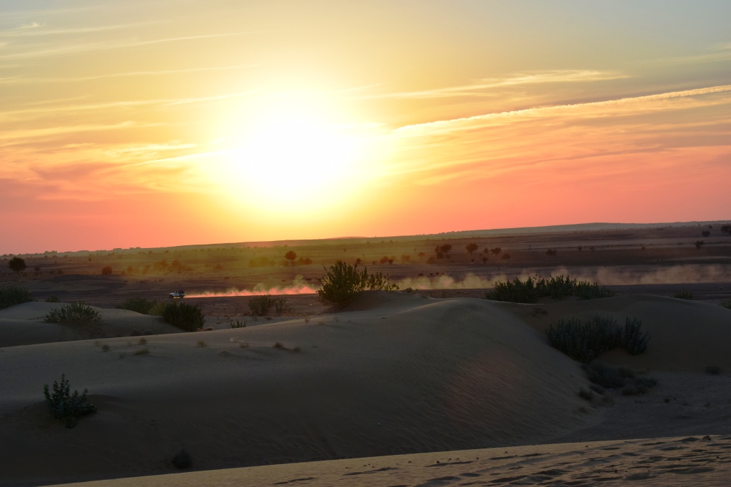 Sunset at Sam Sand Dunes, Jaisalmer, Rajasthan, India
