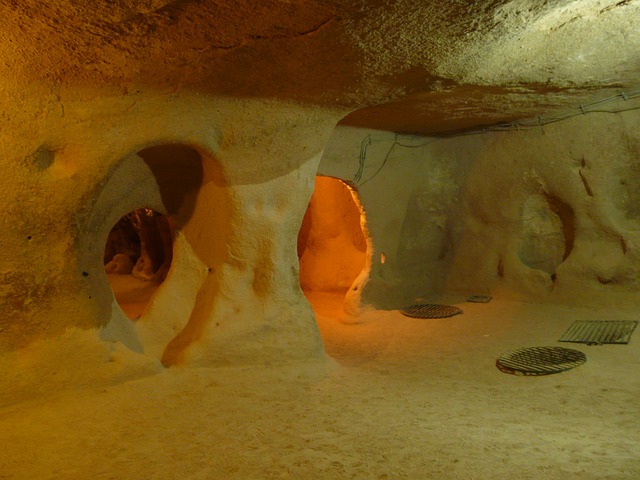 Underground city, Cappadocia, Turkey, Image by Hans Braxmeier from Pixabay