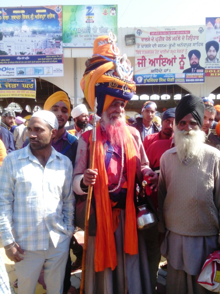 Decorated turbans, Hola Mohalla, Anandpur Sahib, Punjab, India