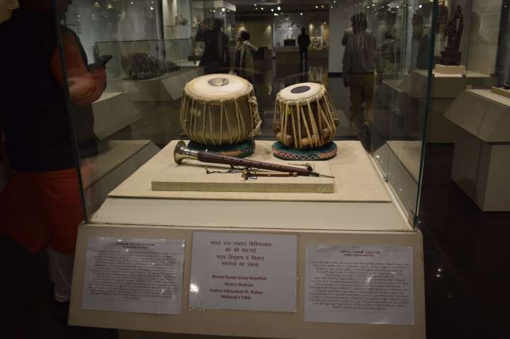 Ustad Bismillah Khan's Shehnai is preserved at Deendayal Hastkala Sankul, Varanasi, Uttar Pradesh, India