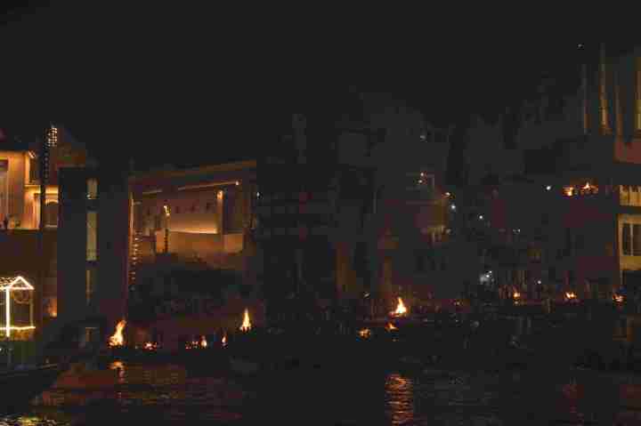 Manikarnika ghat, burning ghat, Varanasi,Uttar Pradesh, India