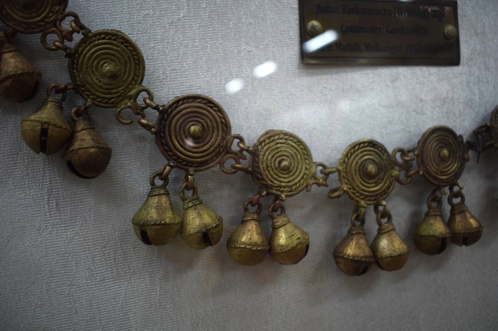 Metal accessories, Odisha State Tribal Museum, Bhubaneswar, Odisha, India