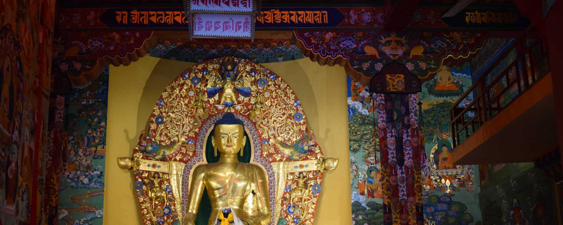 Temple, Norbulingka Institute of Tibetan Culture, Dharamshala, Himachal Pradesh, India,