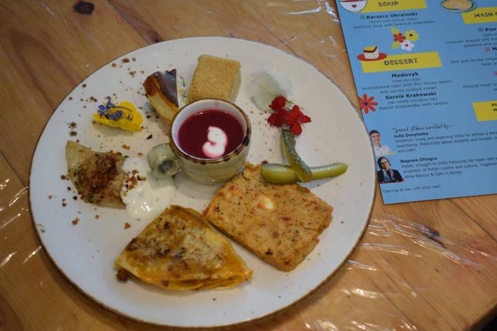 Dishes from Ukriane and Poland