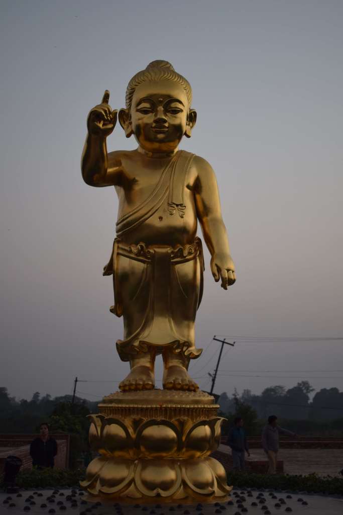 Baby Buddha gifted by Thailand, Lumbini, Nepal