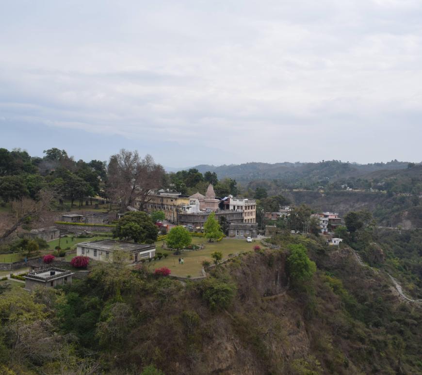 View of Kangra Valley from Kangra Fort, Himachal Pradesh, India