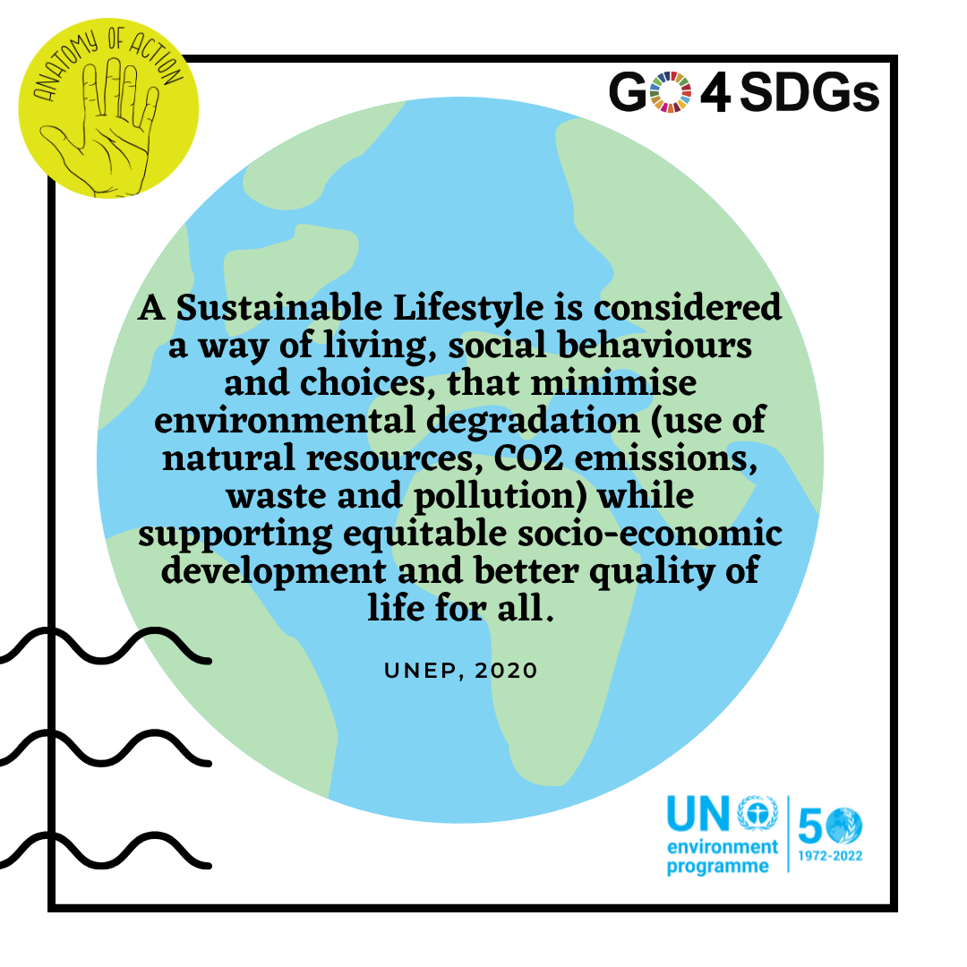 What is sustainable living, UNEP
