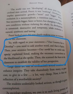 exceprt from One by Manssoor Khan