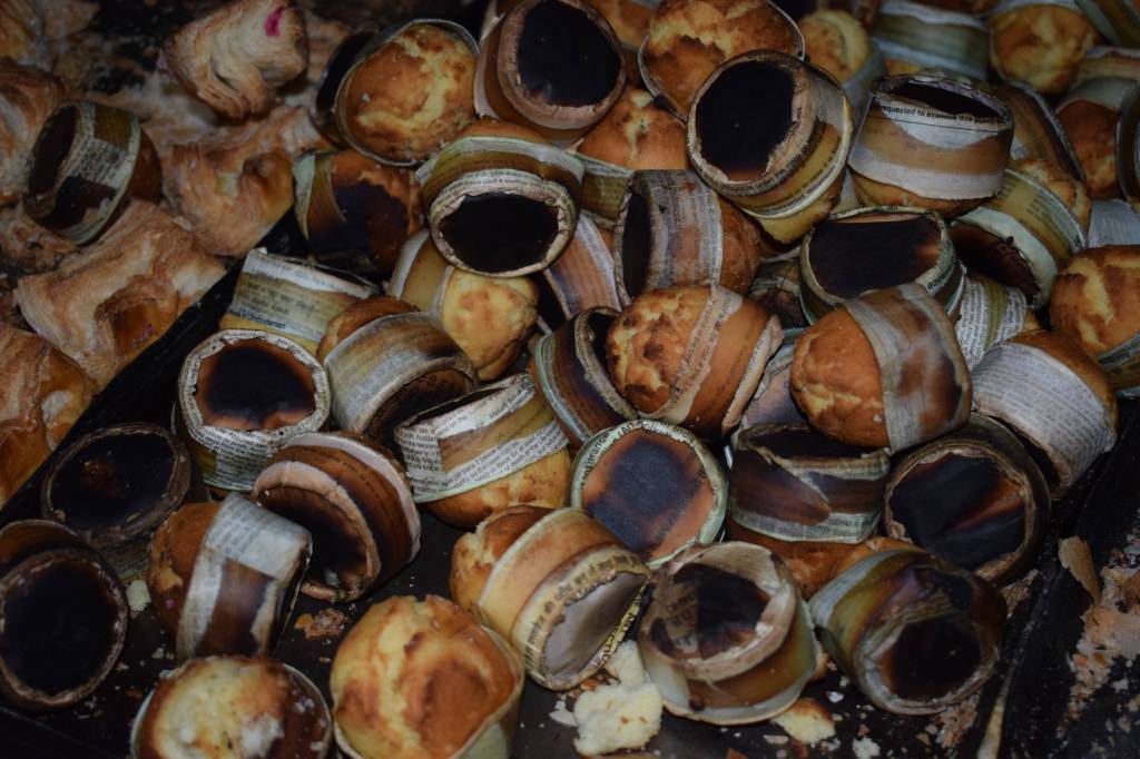 Home-made muffins at Lakadong local market, Meghalaya, India