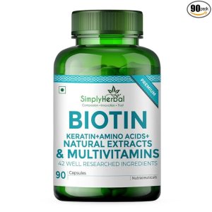 Simply Herbal Biotin Capsule for Hair Skin Nails