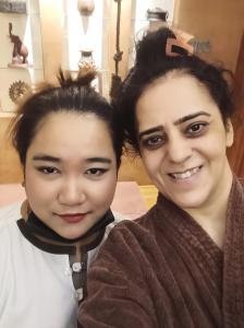 Young Susanne has healing hands, trained in Hyderabad, native of Mizoram and working in Delhi