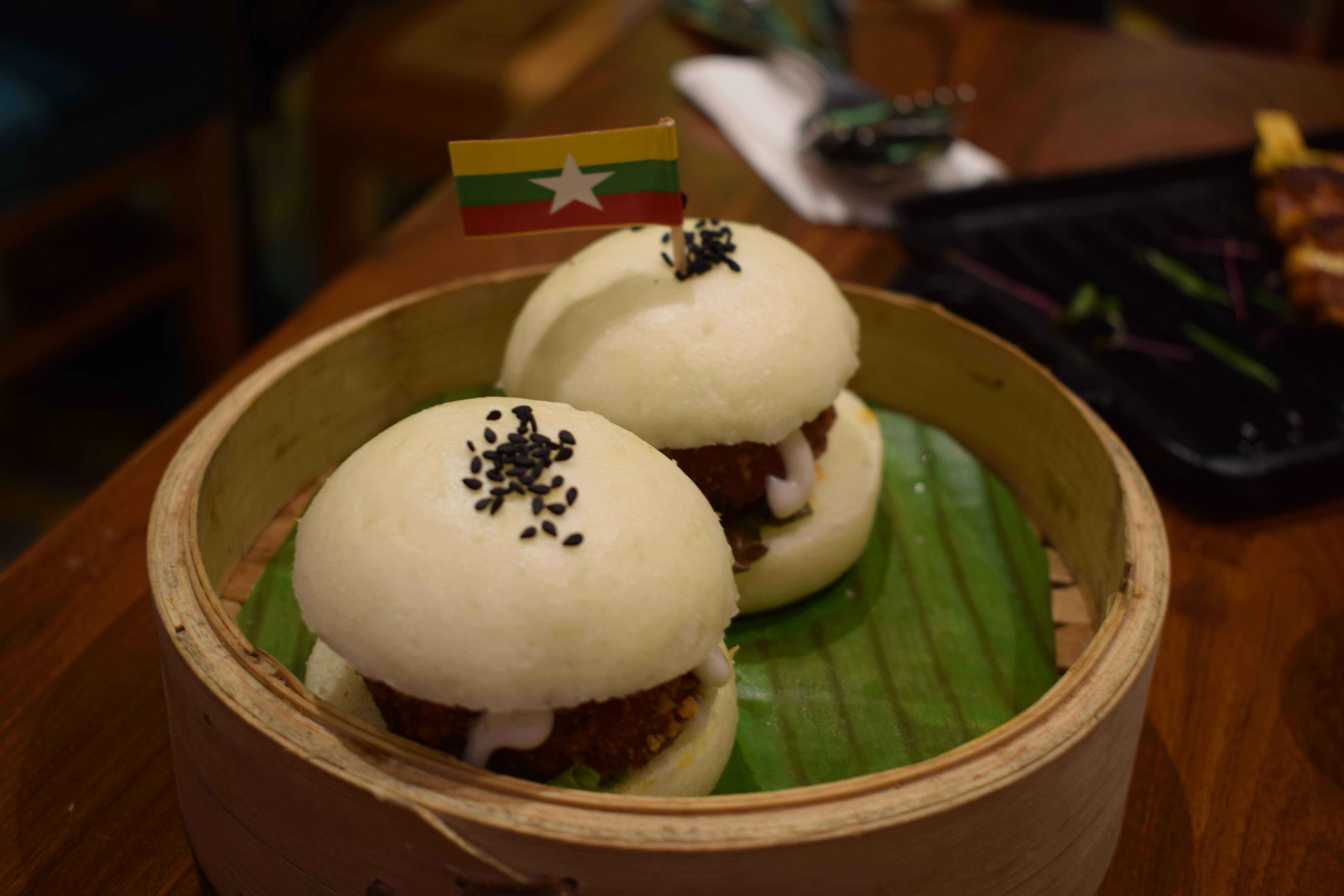 Baos at Burma Burma, Noida, Uttar Pradesh, India