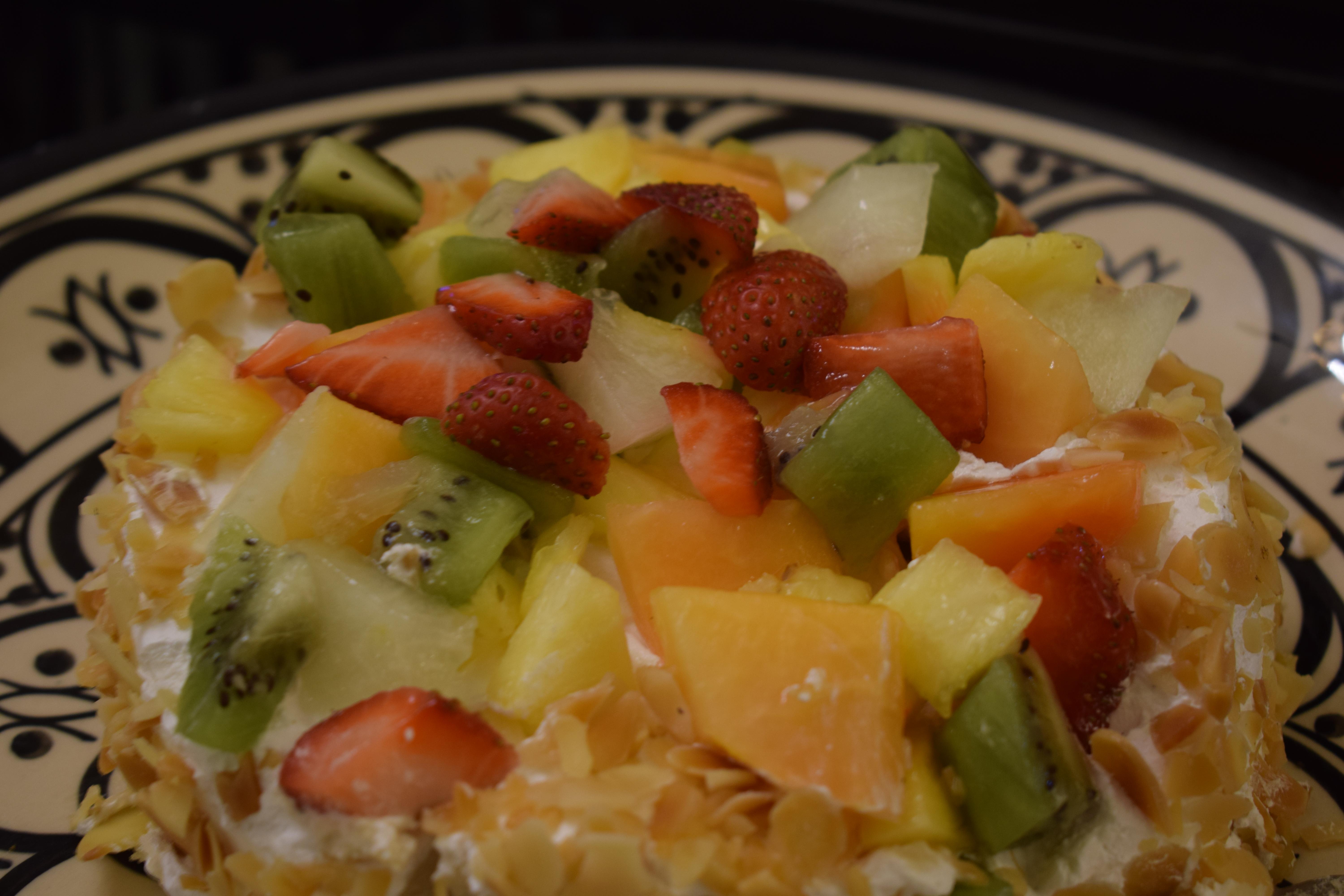 Fruit cake at Blooms, Eros Hotel, Delhi, India