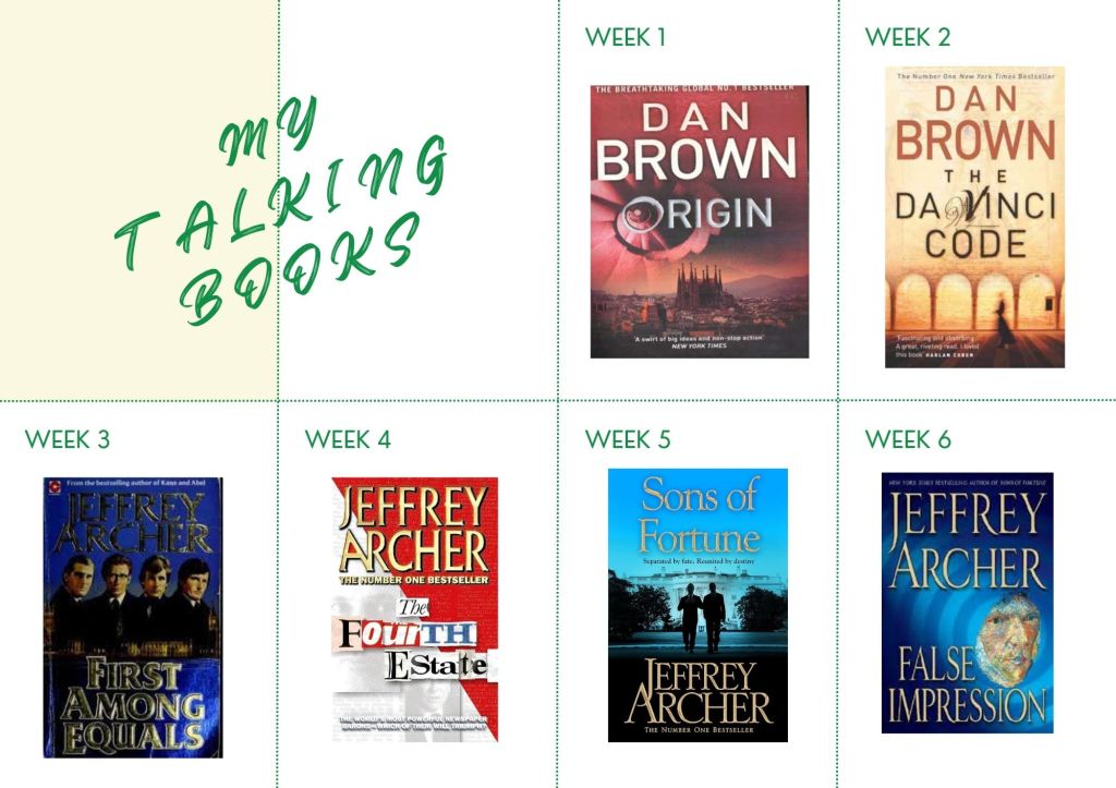 To be read book list calendar