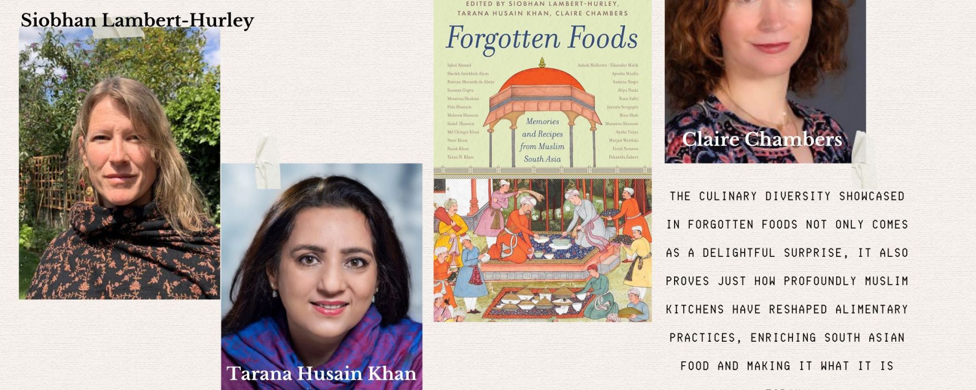 blog banner for Forgotten Foods: Memories and Recipes from Muslim South Asia for queen of treasures