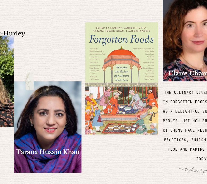 blog banner for Forgotten Foods: Memories and Recipes from Muslim South Asia for queen of treasures