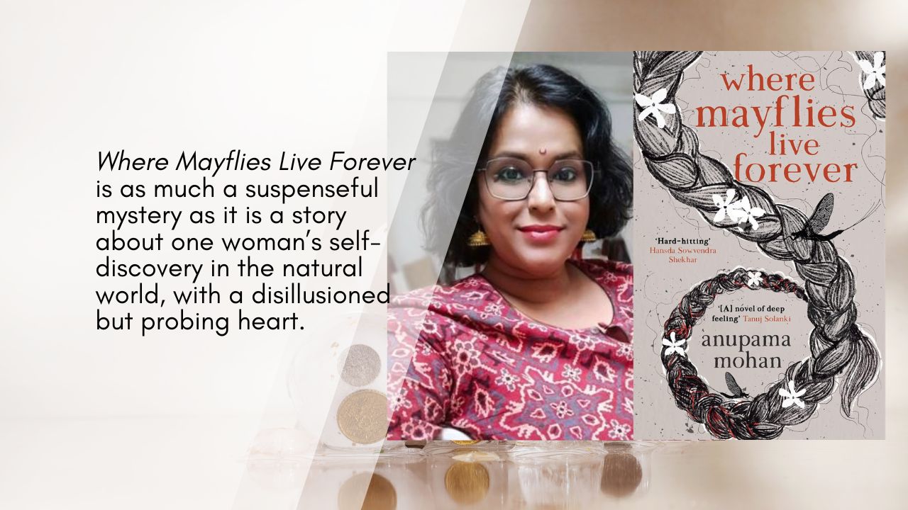 Queen of Treasures banner of Where Mayflies Live Forever by Anupama Mohan