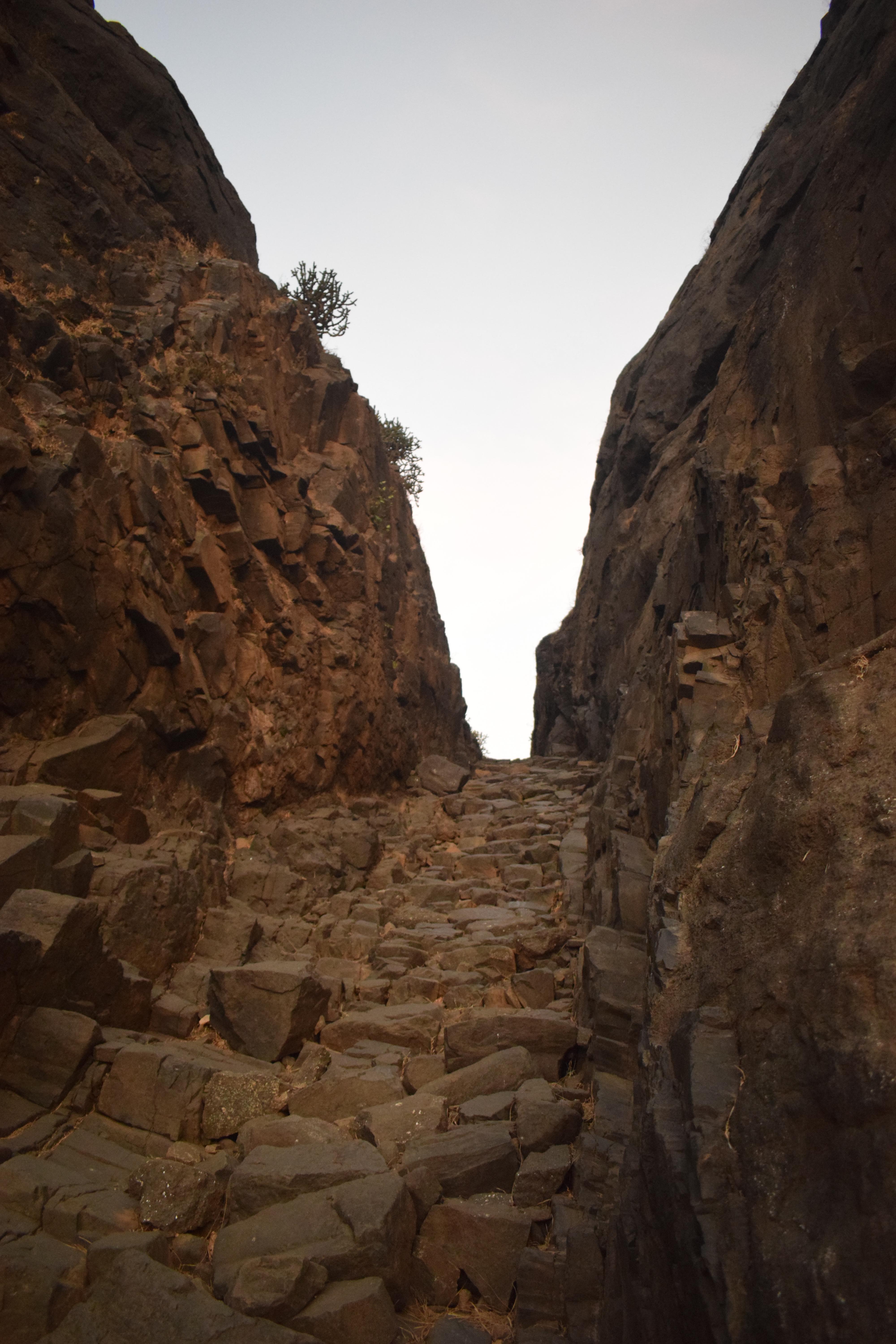 Mountain pass, Naneghat, Junnar, Maharashtra, India