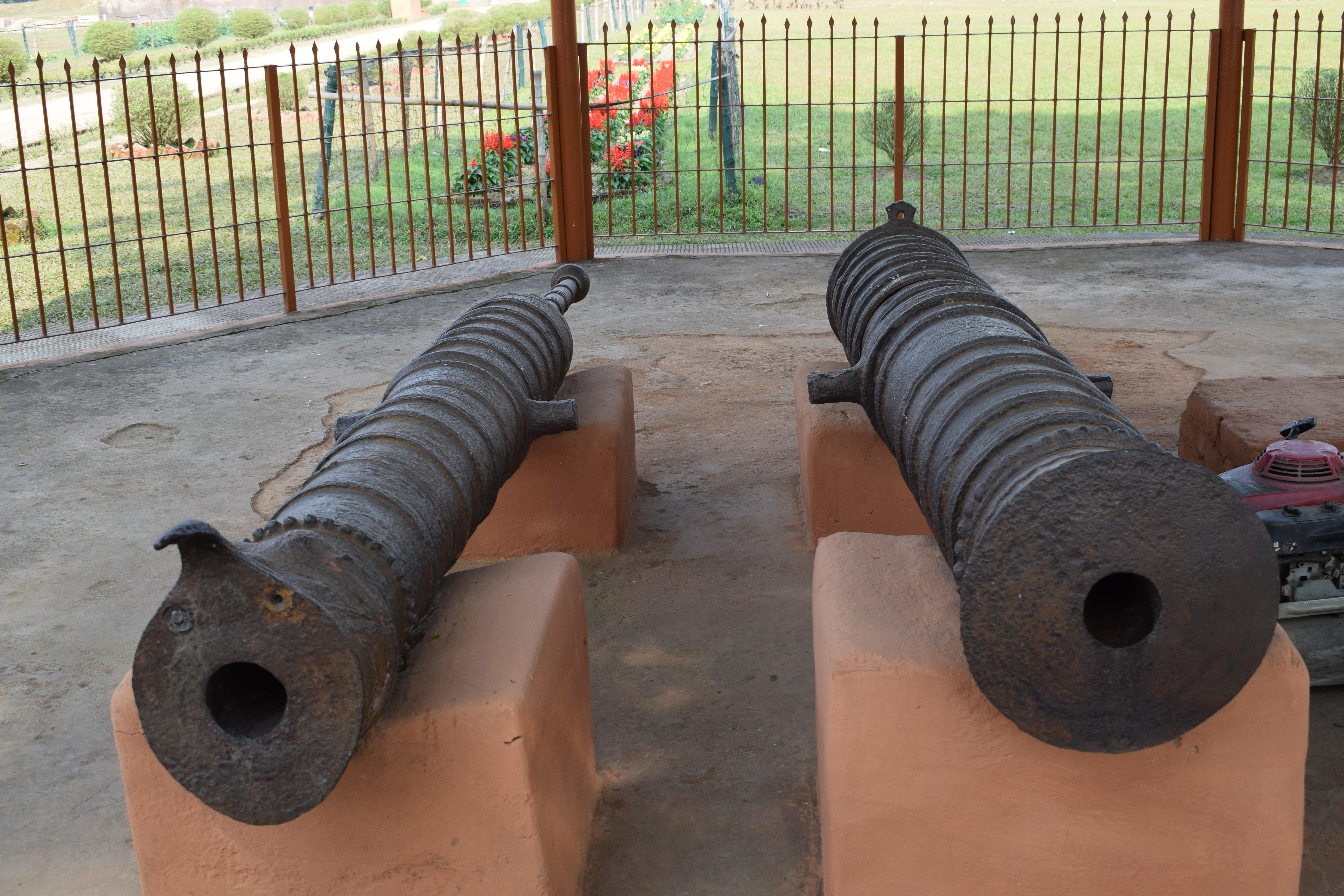 Cannons, Sivasagar, Assam, India