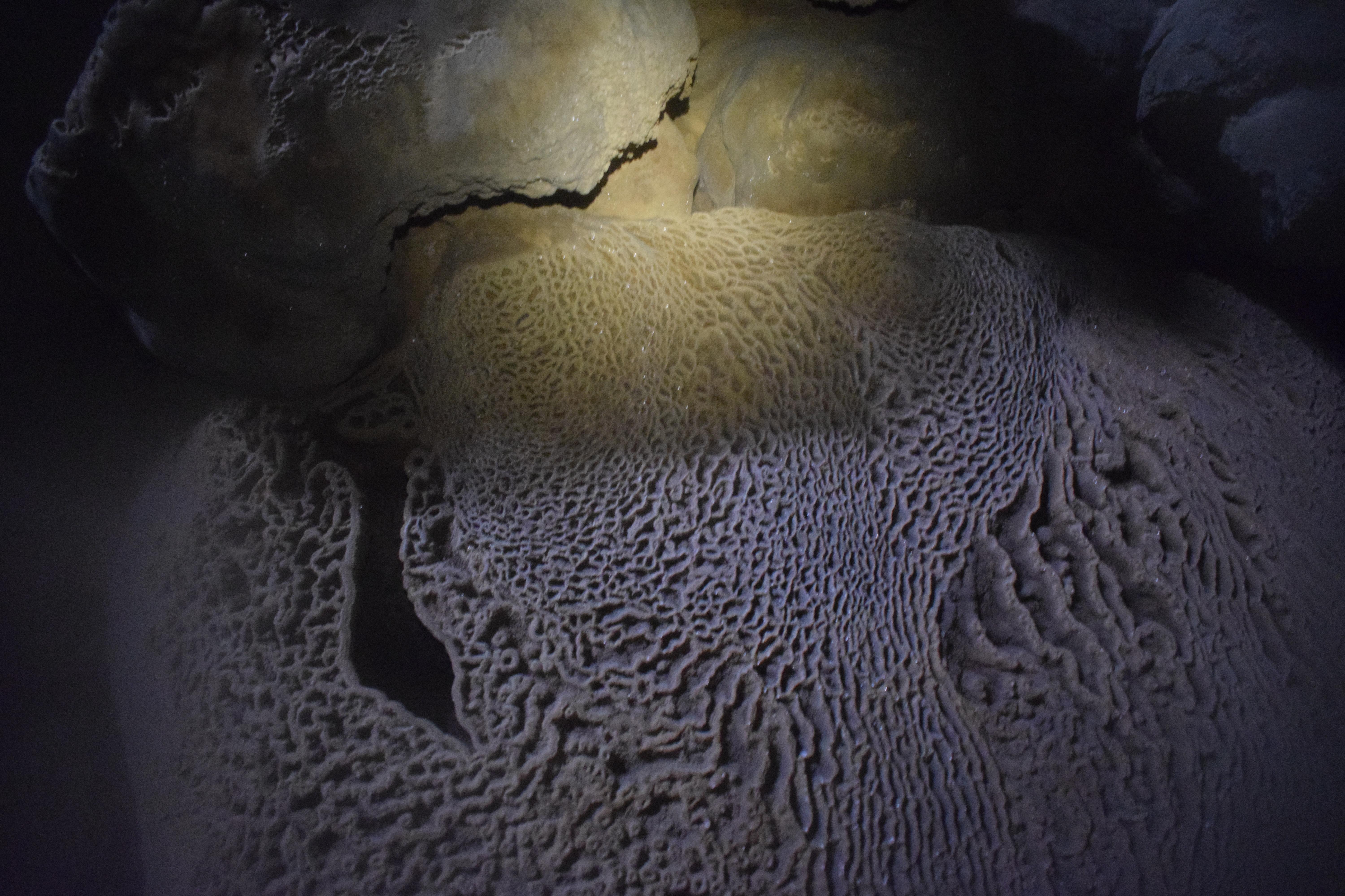 Natural formations, Krem Krung Krang Muhabon cave, near Lakadong, Jaintia Hills, Meghalaya, India