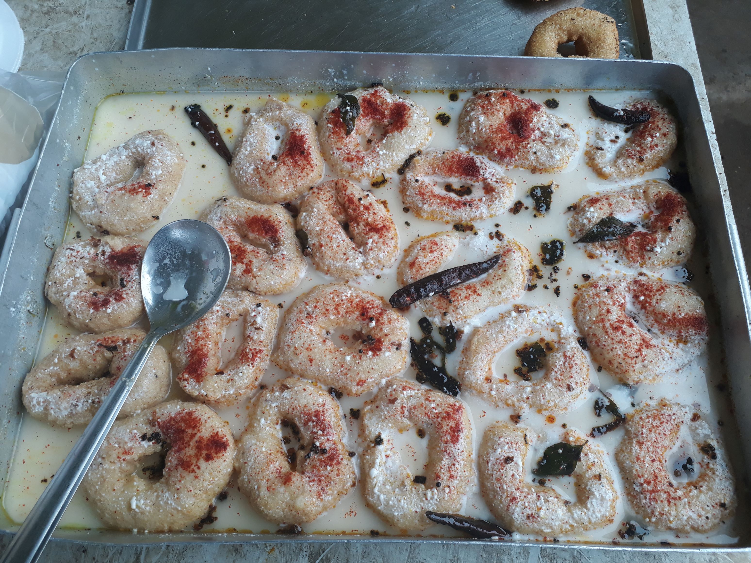 fresh dahi vada, Odisha, India