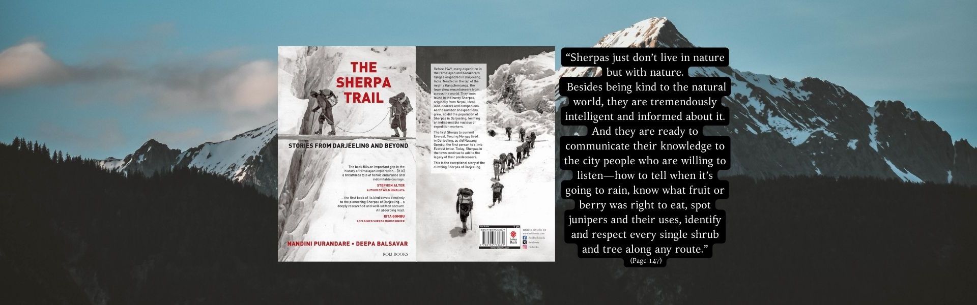 Blog banner of The Sherpa Trail