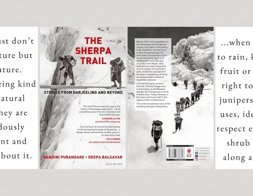 The Sherpa Trail by by Nandini Purandare and Deepa Balsavar Hero image queen of treasures