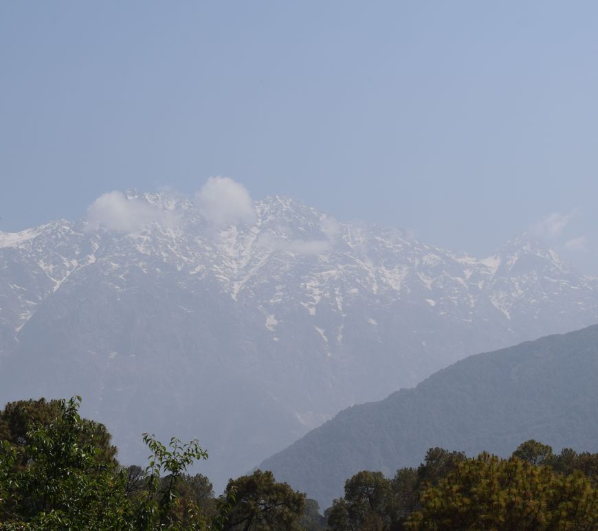 DHAULADHAR MOUNTAIN RANGE, Himalayas, Kangra, Himachal Pradesh, India