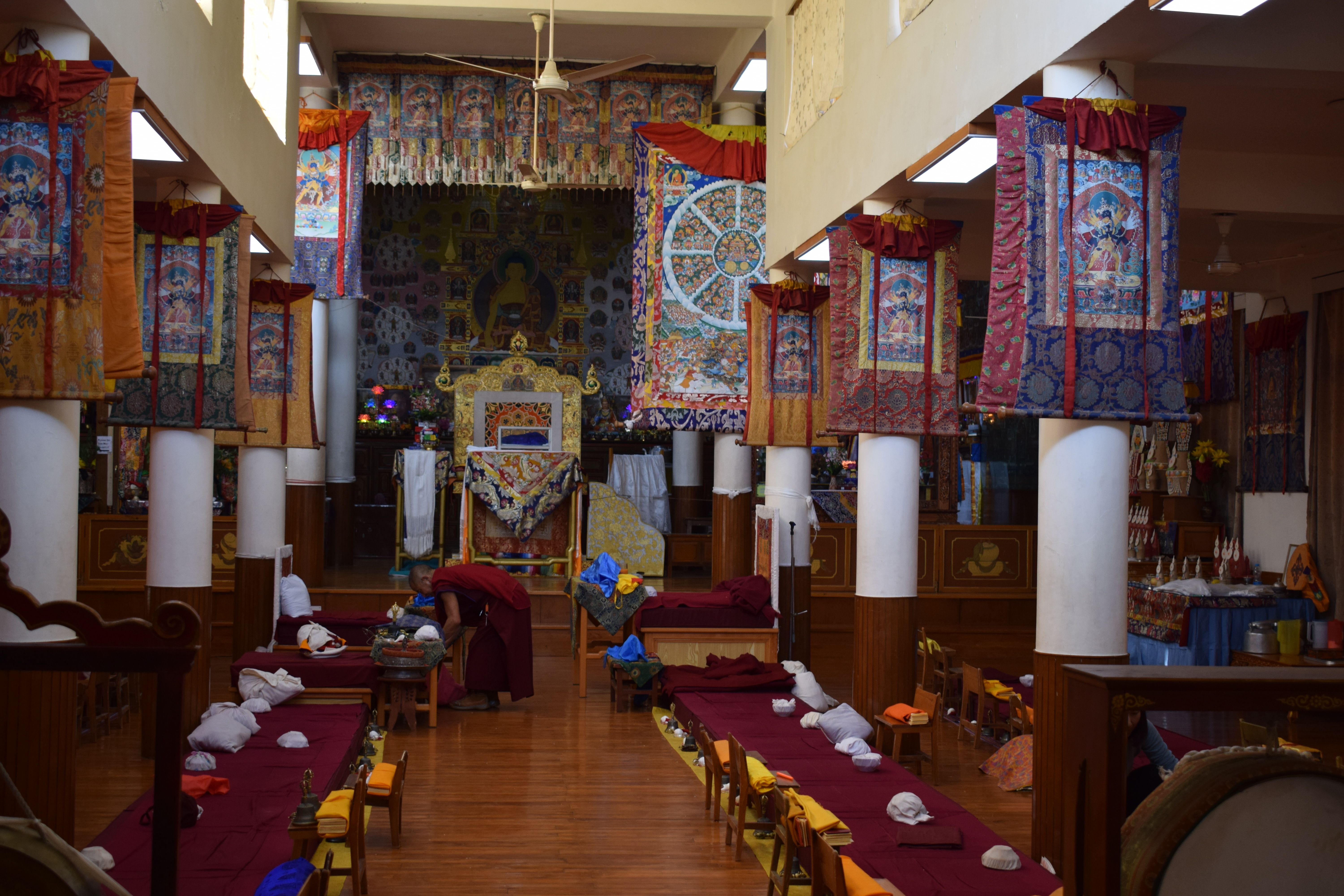 Dalai Lama temple, Dharamshala, Kangra, Himachal Pradesh, India