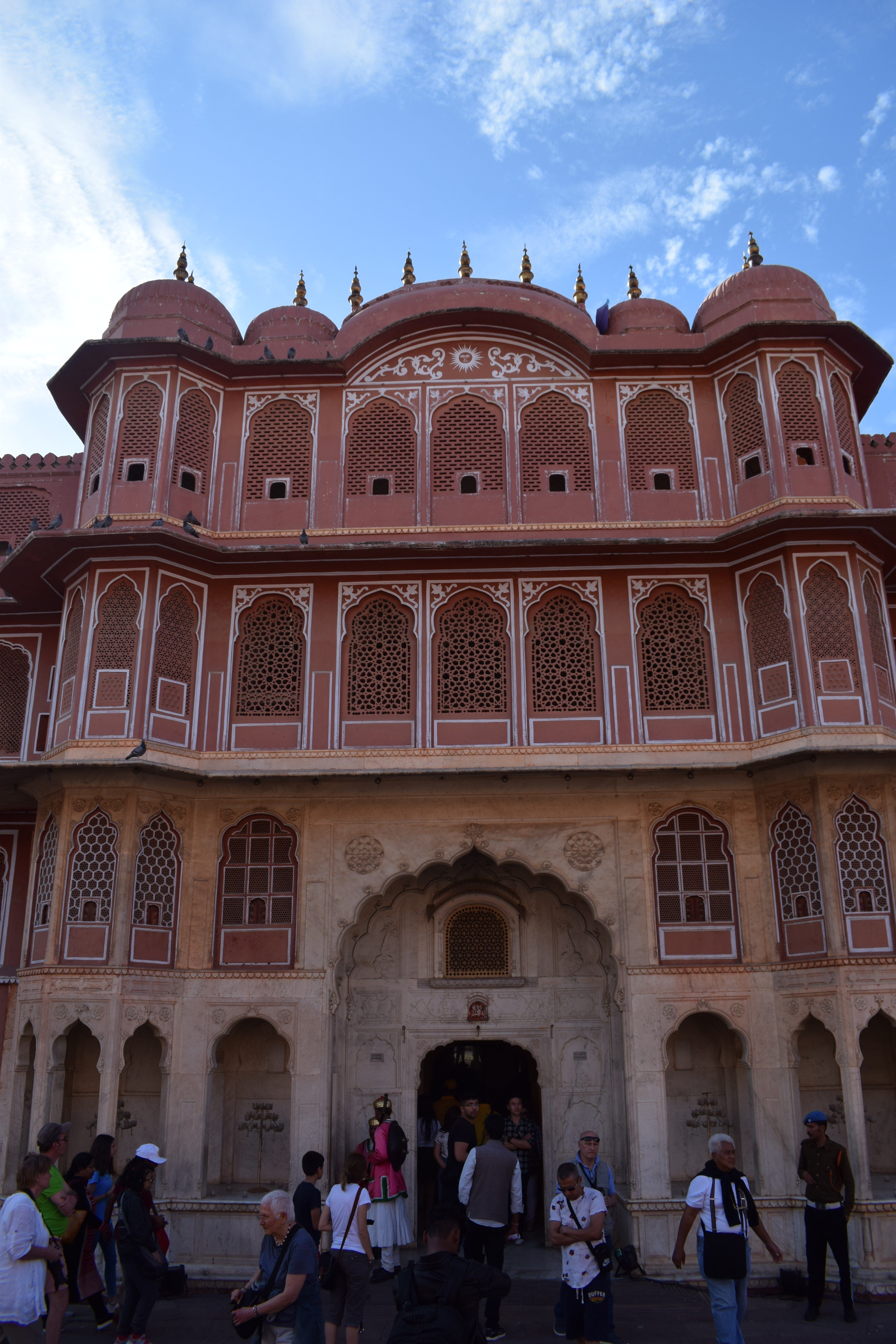 Hawa Mahal exterior, Jaipur, Rajasthan, India