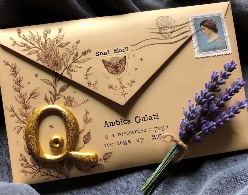 Snail mail writing letters to my future self