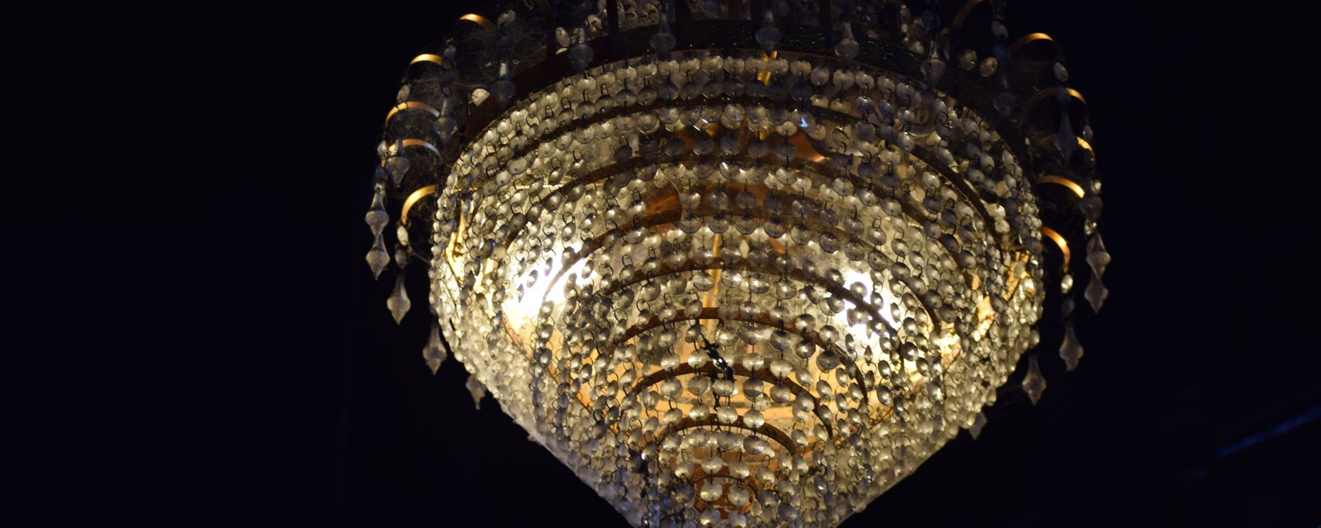 Chandelier in Goraram Mandir Panchavati, Religious places in Nashik, Maharashtra, India