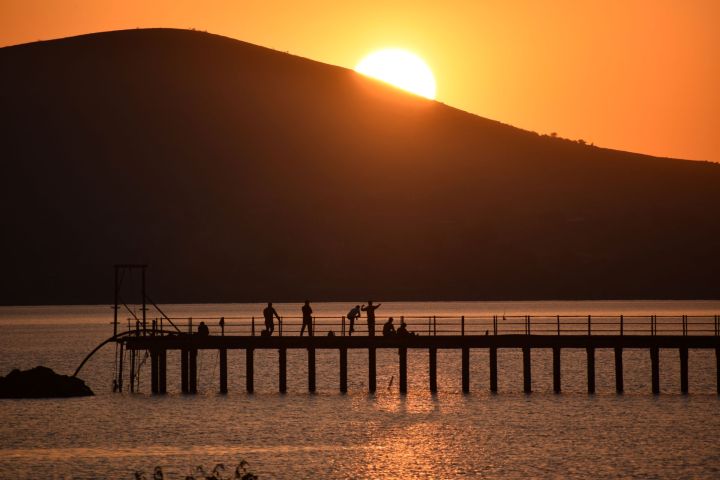 SUNSET AT GANGAPUR DAM, NASHIK, MAHARASHTRA, INDIA