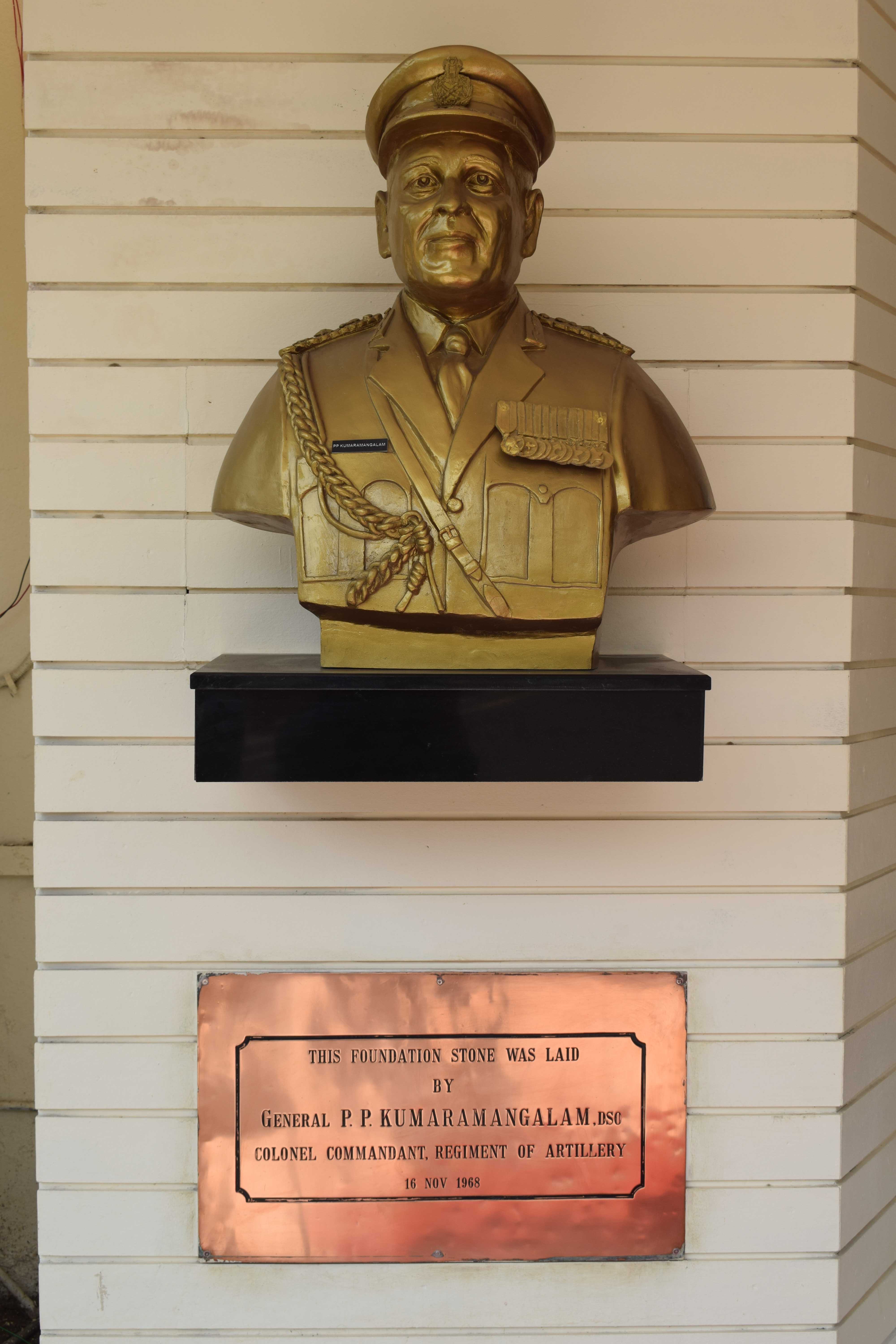 General Paramasiva Prabhakar Kumaramangalam, referred to as General P.P. Kumaramangalam, served as the 6th Chief of Army Staff of the Indian Army from 1966 to 1969.