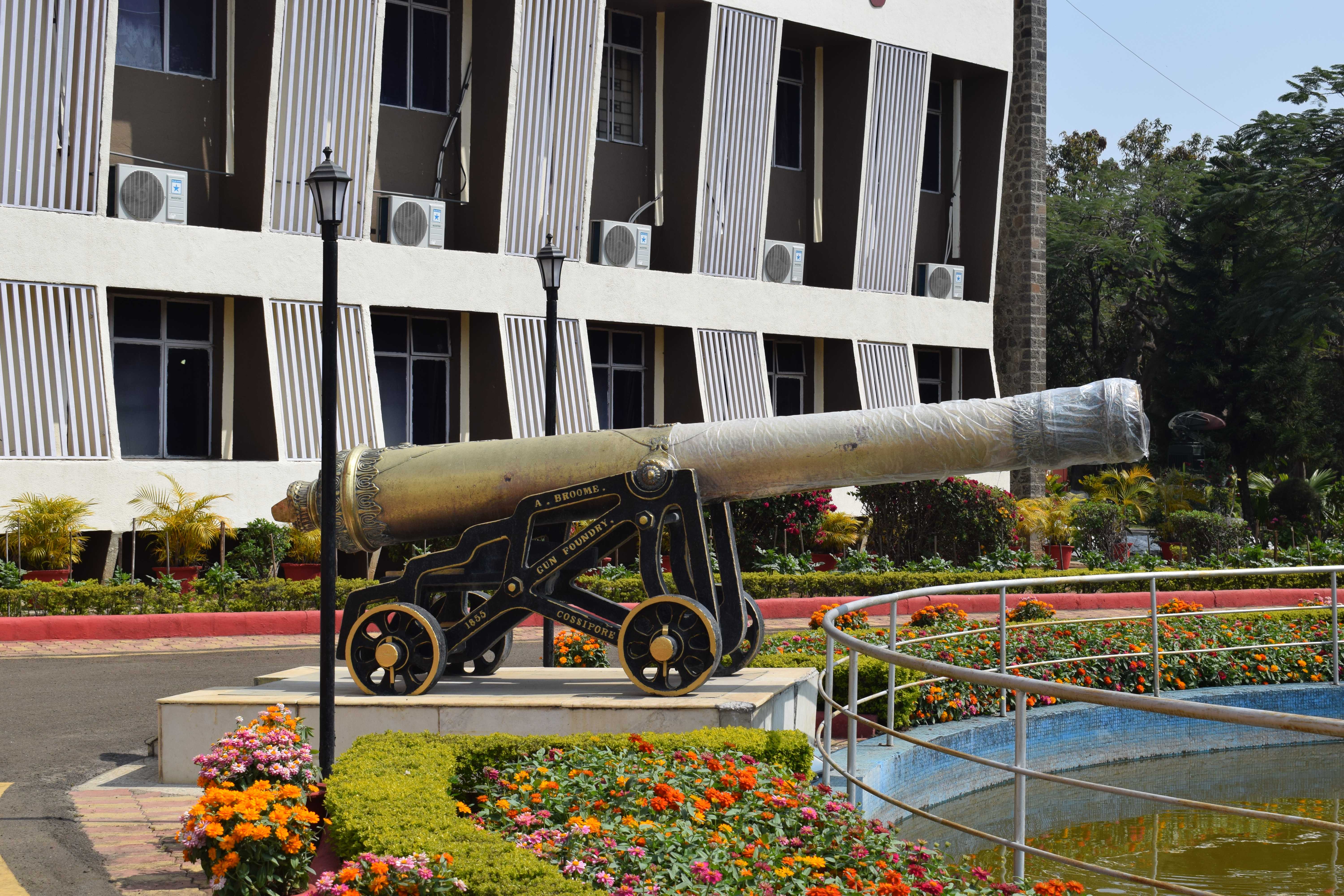 Crafted in 1855, Kumaramangalam Artillery Museum, Nashik, Maharashtra, India