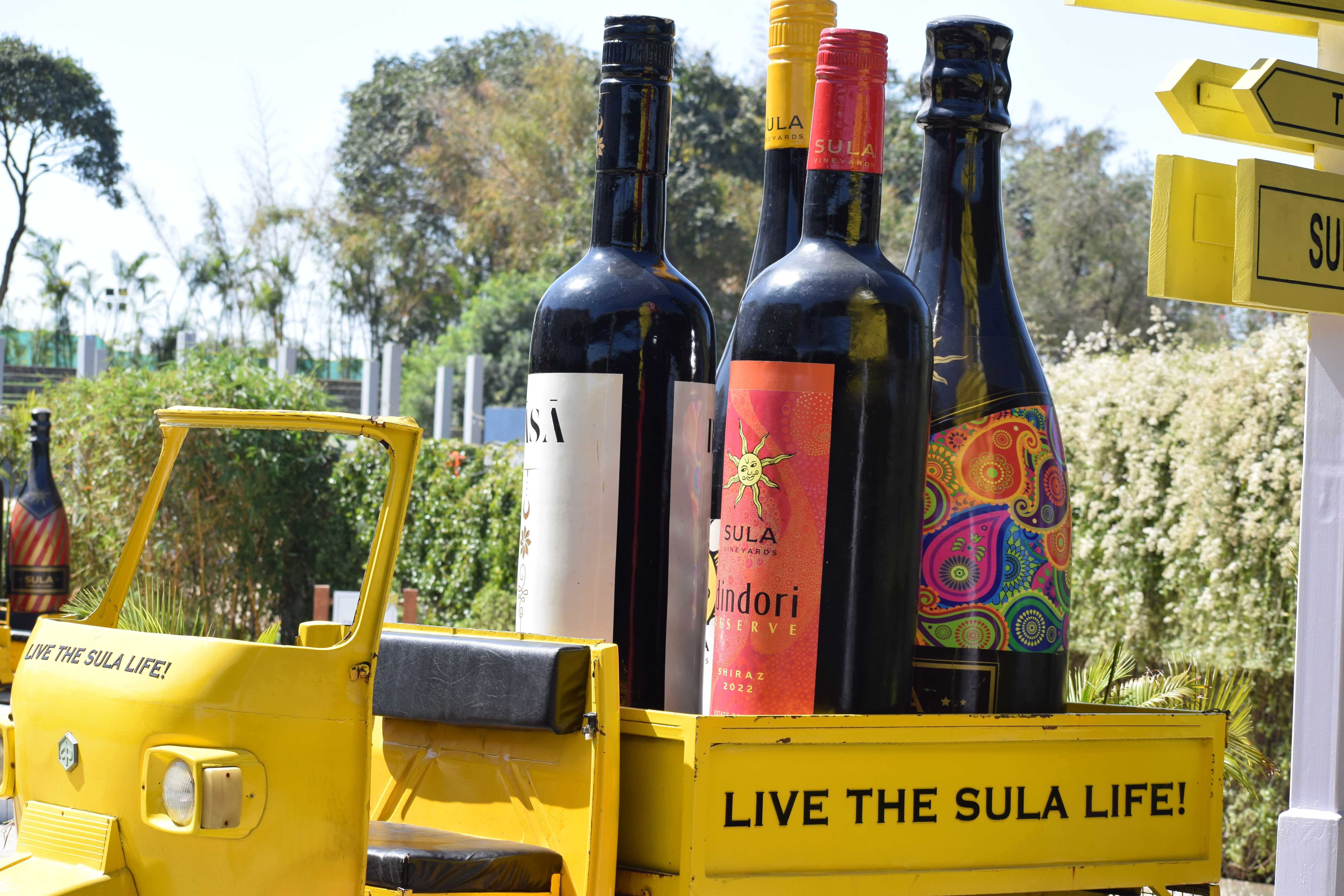 Wine Scooter at Sula vineyards, Nashik, Maharashtra, India