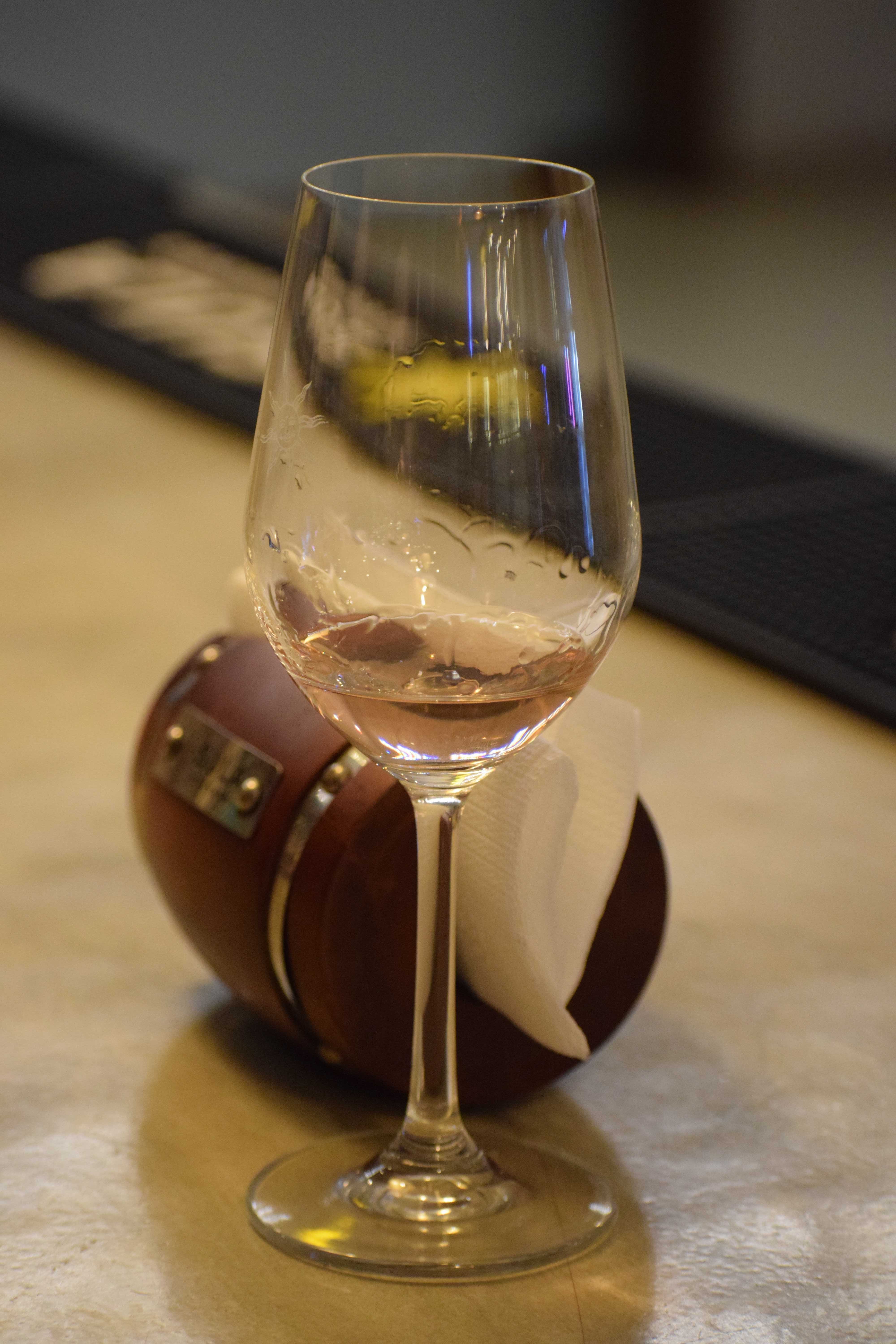 SparklingRose wine at Sula vineyards, Nashik, Maharashtra, India